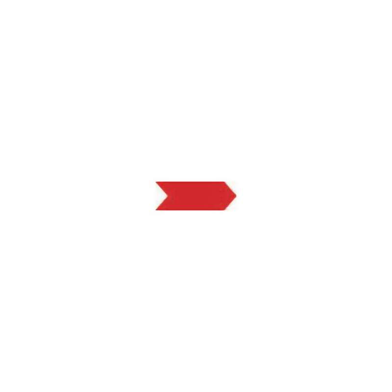 Inspection Arrows, Paper, 5/16"x3/4", 3" Core, 6.4 mil, Red, 1000/Roll